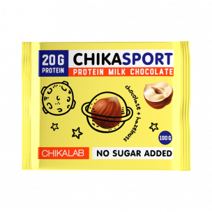 Chikalab Шоколад молочный с фундуком, 100 грамм
