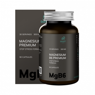 SmartLife Magnesium B6 Premium, 90 капсул