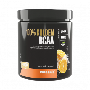 Maxler 100% Golden BCAA, 210 грамм