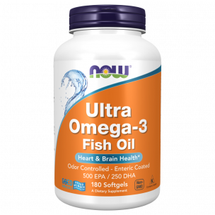 NOW Ultra Omega-3, 180 капсул