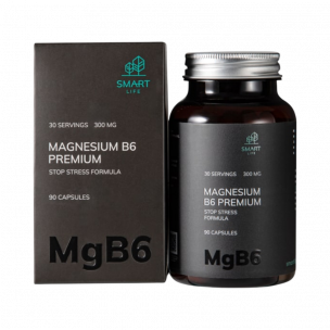 SmartLife Magnesium B6 Premium, 90 капсул