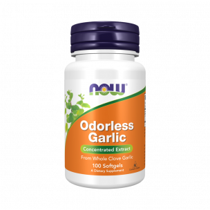 NOW Odorless Garlic, 100 капсул