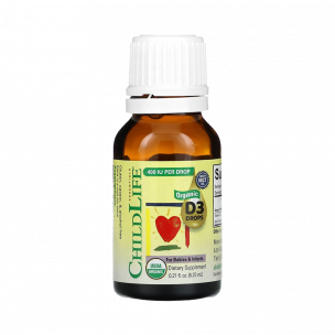 ChildLife Liquid Vitamin D3, 6,25 мл