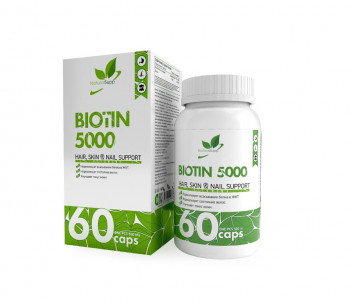 Natural Supp Biotin 5000, 60 капсул