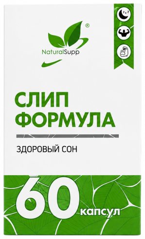 Natural Supp Слип Формула, 60 капсул