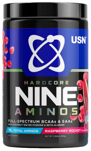 USN Hardcore Nine Aminos, Хардкор Найн Аминос, 390 грамм