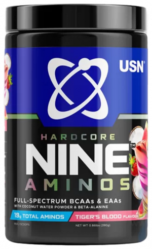 USN Hardcore Nine Aminos, Хардкор Найн Аминос, 390 грамм