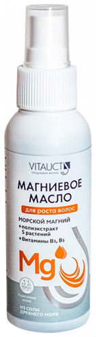 Vitauct Магниевое масло для волос, 100 мл