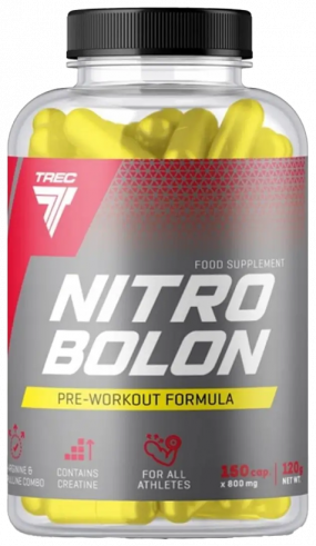 Trec Nutrition Nitrobolon, Комплекс Аргинин, Цитруллин и Креатин, 150 капсул