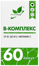 Natural Supp Комплекс витаминов группы Б, 60 капсул