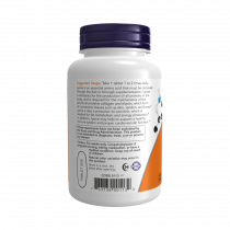 NOW Double Strength L-Lysine 1000 mg, Двойная сила L-Лизин 1000 мг, 100 таблеток
