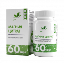 Natural Supp Магния цитрат, 60 капсул