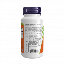 NOW Turmeric Curcumin, Куркума, 60 капсул