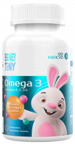 Bene! Tiny Детская Омега 3 Кук Ля Кук, 120 капсул